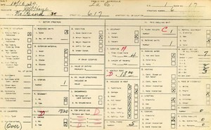 WPA household census for 617 N RECORD