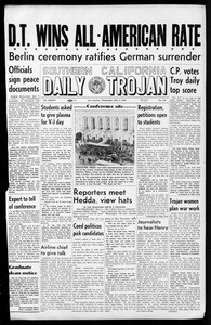 Daily Trojan, Vol. 36, No. 118, May 09, 1945