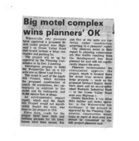Big motel complex wins planners' OK