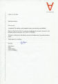 Correspondence from Sofia Ramos to Peter Drucker, 2003-07-21