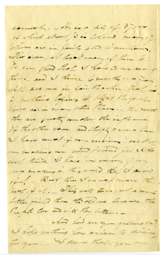 Letter from R. Boyd to Benjamin De Shields