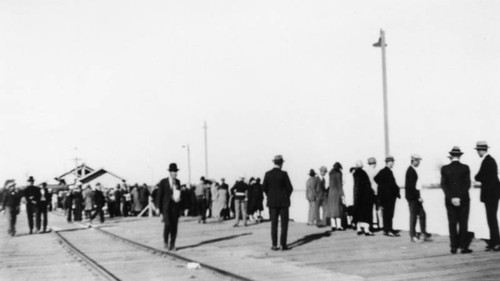 Group waiting at Ports-of-call