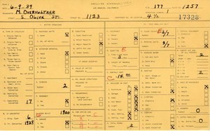 WPA household census for 1123 S OLIVE, Los Angeles