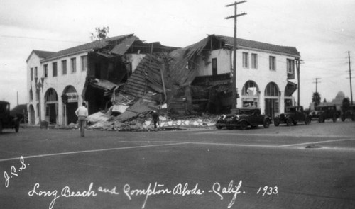Compton Blvd., 1933 earthquake