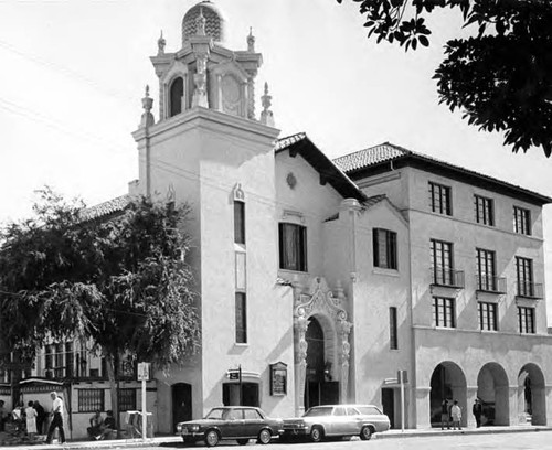 Methodist Plaza Church after restoration, Sunset Boulevard facade