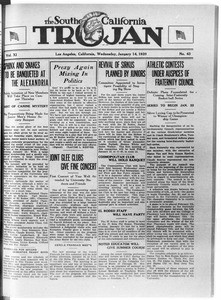 The Southern California Trojan, Vol. 11, No. 43, January 14, 1920