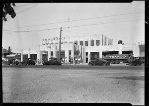 Goodyear service station on East 9th Street, Southern California, 1931