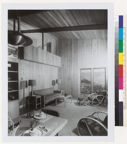 Erwin Farley Residence, interior (2), Belvedere, c. 1955