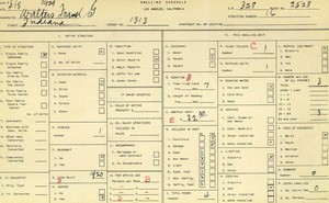 WPA household census for 1313 S INDIANA, Los Angeles