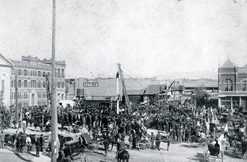 1892 San Jose Post Office cornerstone ceremony