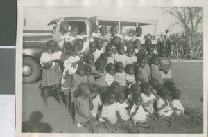 Children at the Sinde Mission, Sinde, Zambia, 1955