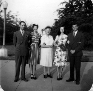 Earl Jr., Barbara, Saidee, Virginia and Harned Hoose