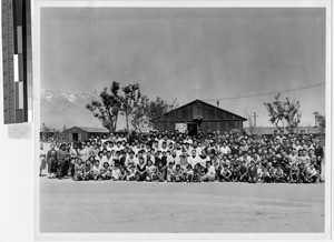Confirmation group at the Japanese Relocation Camp, Manzanar, California, ca. 1944