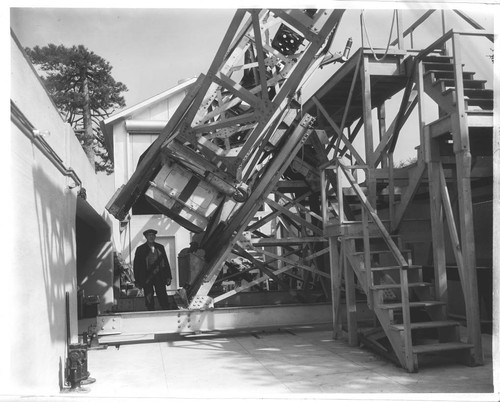 The 50-foot interferometer, Mount Wilson Observatory
