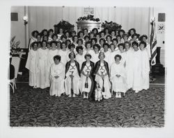 Members of Job's Daughters Bethel 16, Santa Rosa , California, 1962