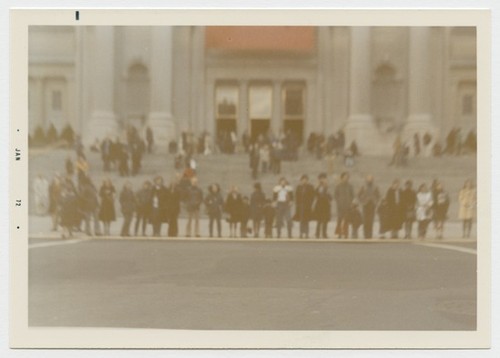 Untitled photograph (The Golden Curb; A Bright Tribute to the Discovery of the Human Spirit)