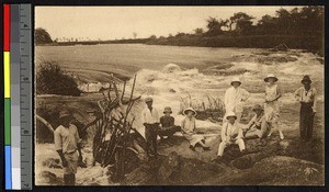 Relaxing near the Congo River, Congo, ca.1920-1940