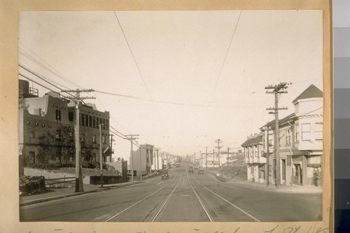 North on Mission St. from Mohawk St. Dec. 1923