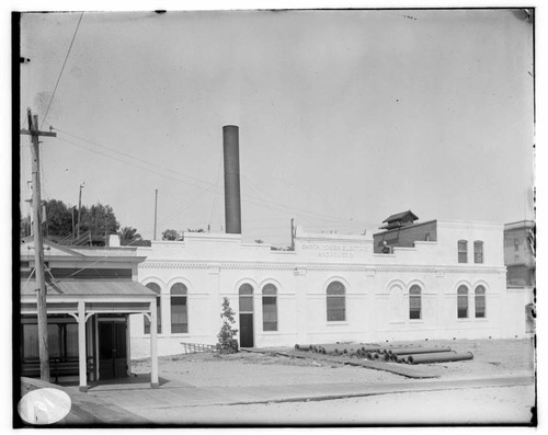 The front view of the Santa Monica Steam Plant