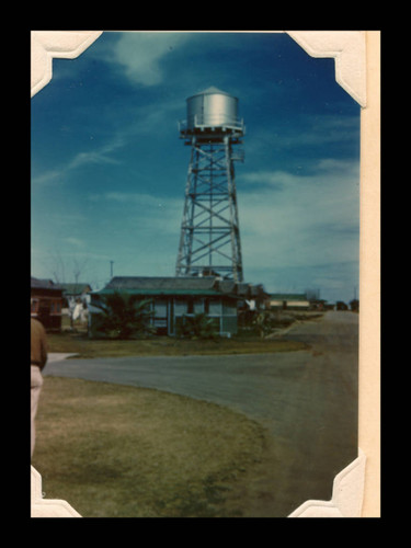 Water tower at Crystal City Department of Justice Internment Camp