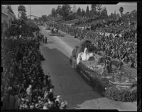 City of Los Angeles float at the Tournament of Roses Parade, Pasadena, 1939