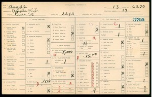 WPA household census for 2213 PIRU ST, Los Angeles County