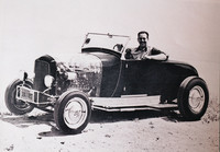 Hotrod with Driver