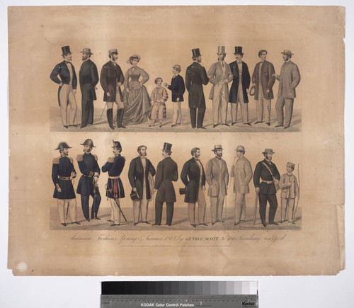 American fashions, spring & summer 1863, by Genio C. Scott No 156 Broadway New-York