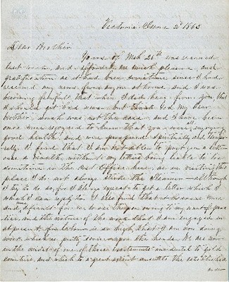 Letter from Augustin Hibbard to Brother [William Hibbard], 1863 June 2