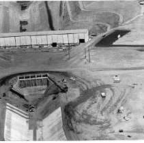 Caption reads: "Prime mover in the California Aqueduct State Water Project is the Delta Pumping Plant near Tracy, San Joaquin County."
