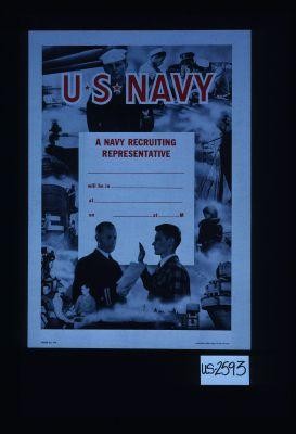 U.S. Navy, a Navy recruiting representative