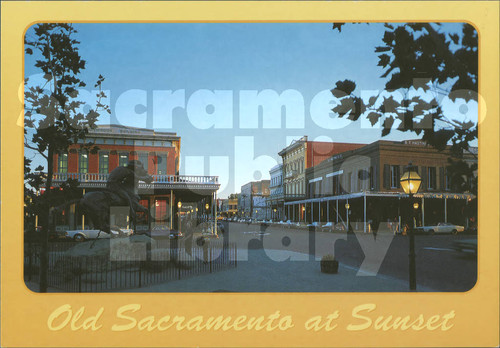 Old Sacramento at Sunset
