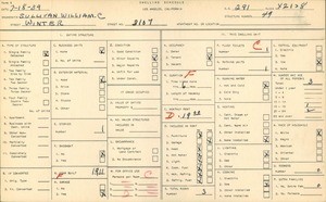 WPA household census for 3107 WINTER, Los Angeles