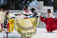Ejutla de Crespo, dancing with skirts, 1985