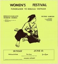 Women's Festival Fundraiser to Rebuild Vietnam promotional poster