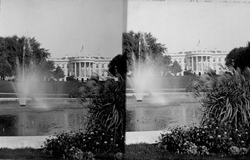 Executive Mansion and fountain, Washington D.C