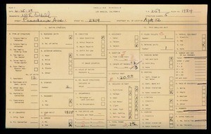 WPA household census for 2214 PASADENA AVE, Los Angeles