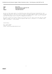 [Email from Gerald Barry to Suhail Saad Mounif Fawaz regarding Tlais Iranian Shipments]