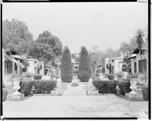 Alexandria Court, 160 South Los Robles, Pasadena. 1939