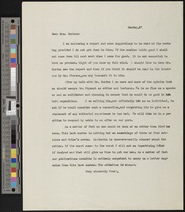 Hamlin Garland, letter, 1927-06-27, to Mary Derieux