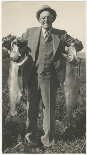 Ed Fletcher with fish catch