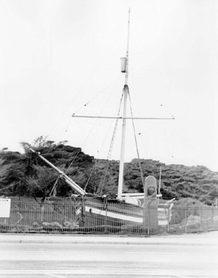 [The Gjoa ship on display in Golden Gate Park]