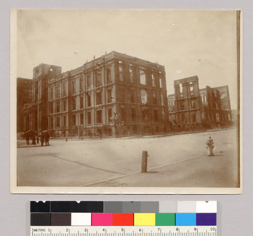 [Ruins of St. Ignatius Church and College at Van Ness Ave. and Hayes St.]