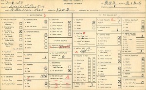 WPA household census for 1223 N MISSION RD, Los Angeles