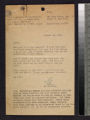 Letter by Rutledge and Housing items