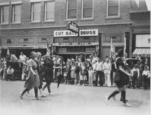May Festival Parade, Orange, California, 1933