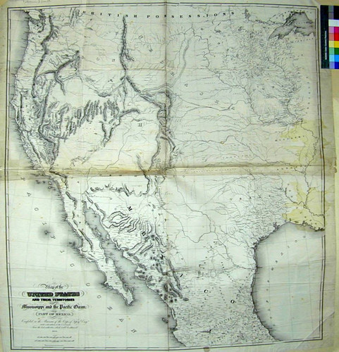 Map of the United States and their territories between the Mississippi and the Pacific Ocean, and of part of Mexico : compiled in the Bureau of the Corps of Topogl. Engs. under a resolution of the U.S. Senate from the best authorities which could be obtained