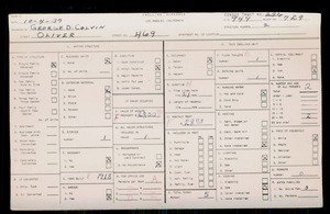 WPA household census for 469 W OLIVER, Los Angeles County