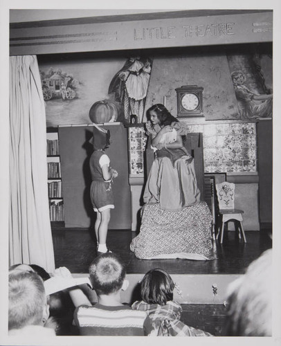 Performance in the 'Little Theatre' in the Boys and Girls Room