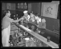 Sailors at a bar in Chinatown, 1942